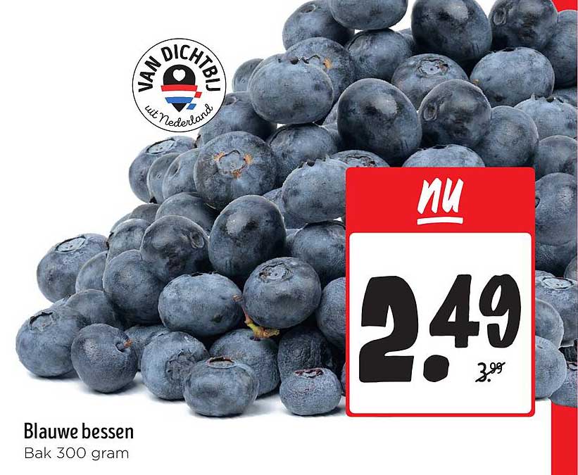 Blauwe bessen Bak 300 gram