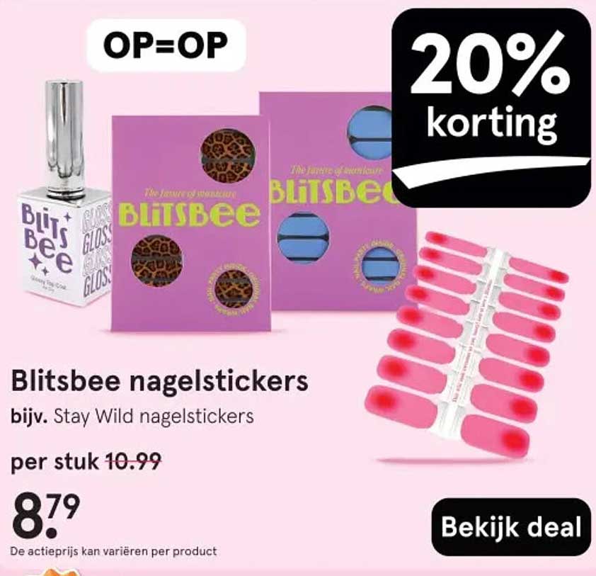 Blitsbee nagelstickers