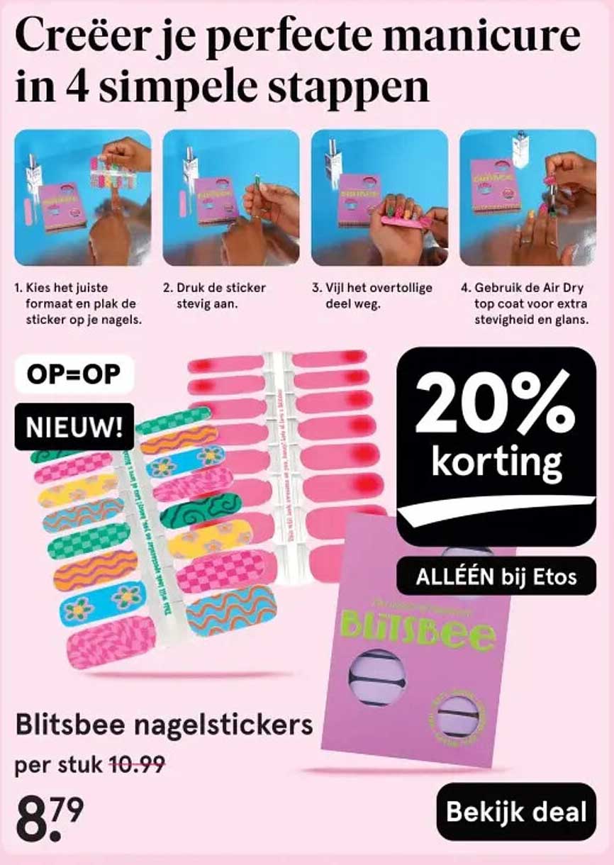 Blitsbee nagelstickers