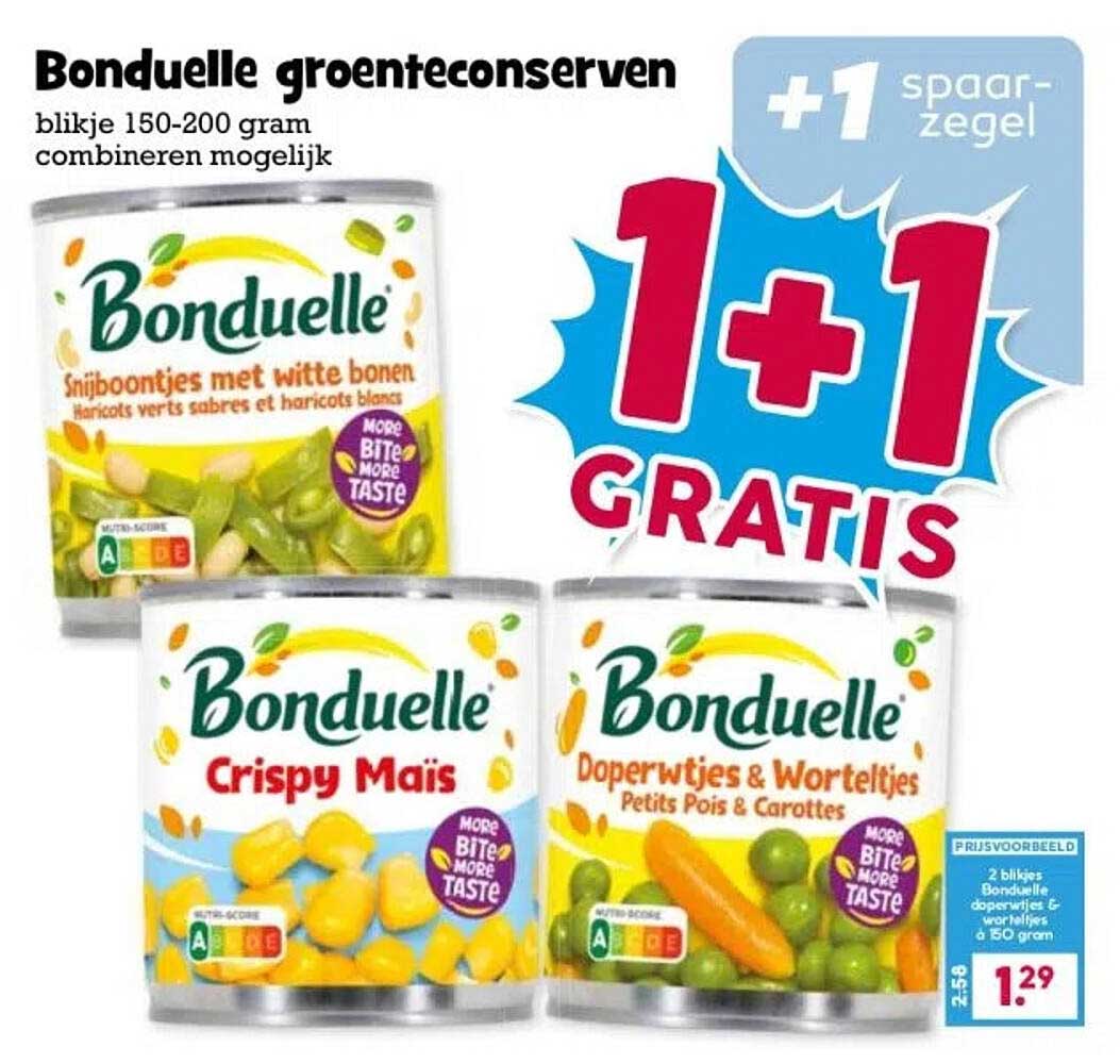 Bonduelle groenteconserven
