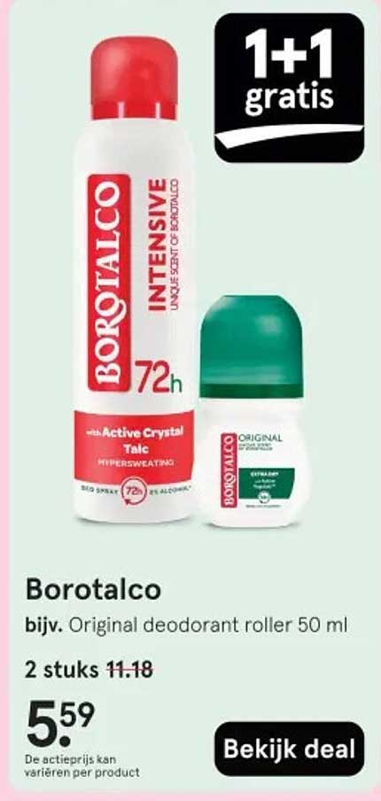 Borotalco bijv. Original deodorant roller 50 ml
