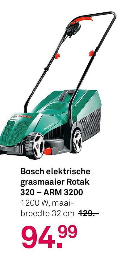Bosch elektrische grasmaaier Rotak 320 – ARM 3200