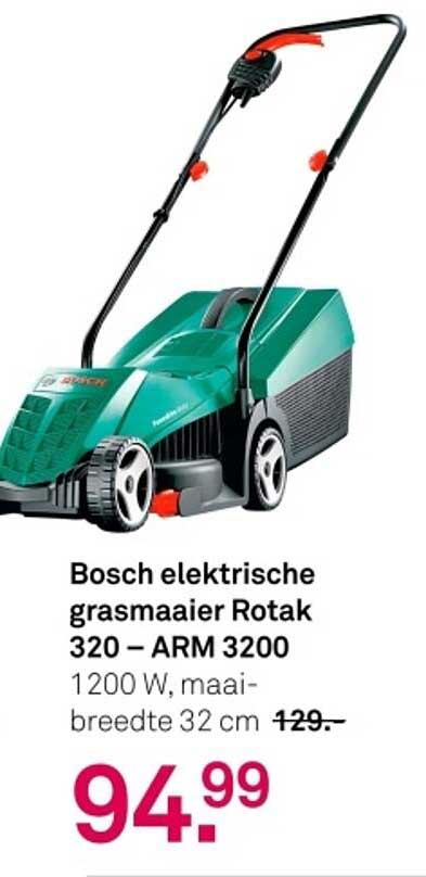 Bosch elektrische grasmaaier Rotak 320 – ARM 3200