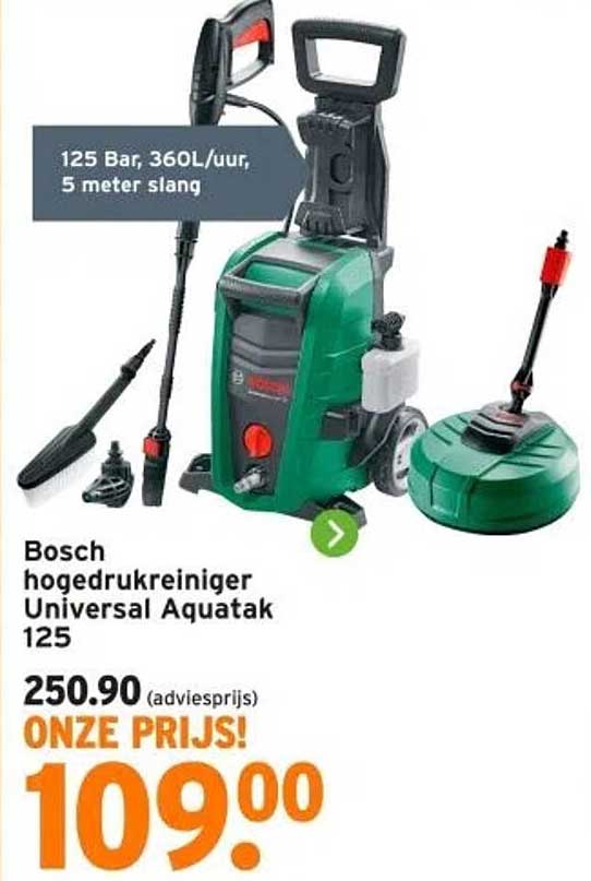 Bosch hogedrukreiniger Universal Aquatak 125