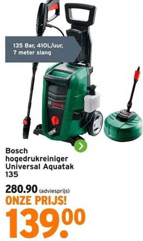 Bosch hogedrukreiniger Universal Aquatak 135