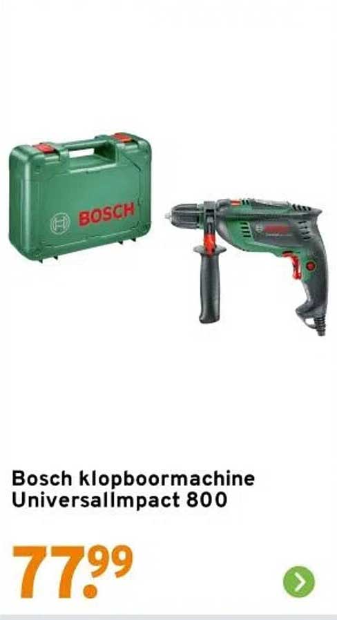 Bosch klopboormachine UniversalImpact 800