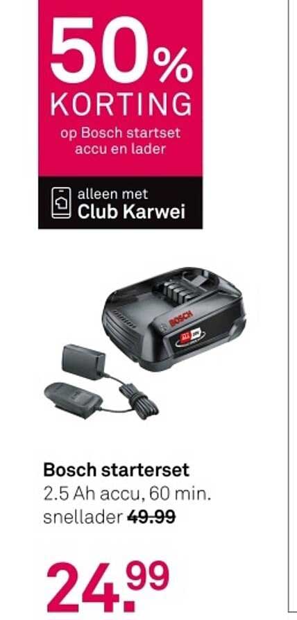 Bosch starterset
