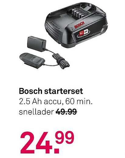 Bosch starterset