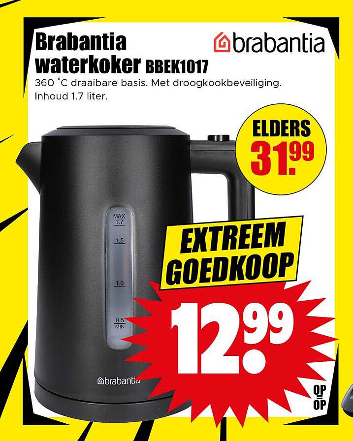 Brabantia waterkoker BBEK1017