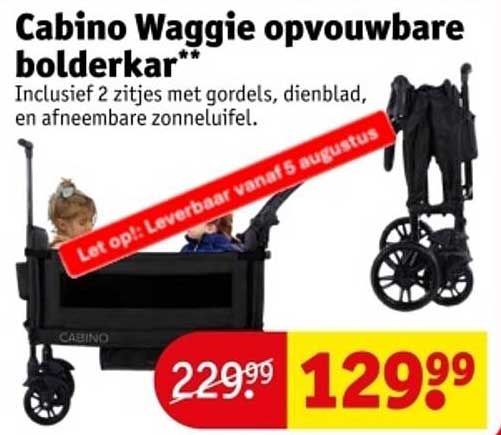 Cabino Waggie opvouwbare bolderkar**
