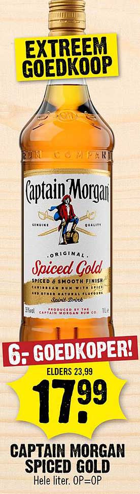 CAPTAIN MORGAN SPICED GOLD