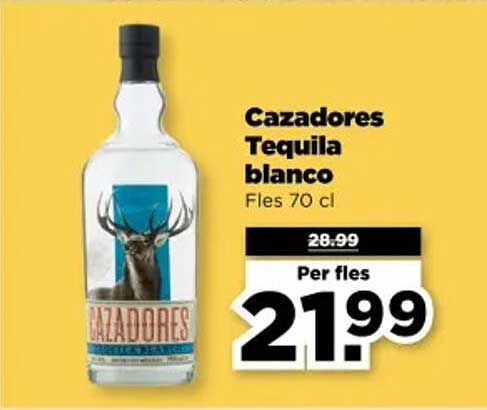 Cazadores Tequila blanco Fles 70 cl