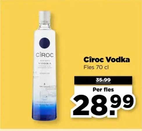 Cîroc Vodka Fles 70 cl