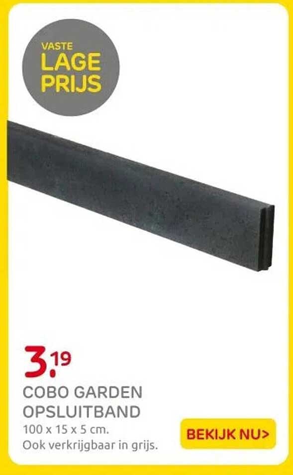 COBO GARDEN OPSLUITBAND