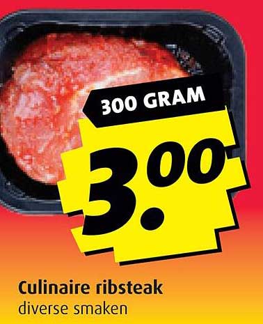 Culinaire ribsteak