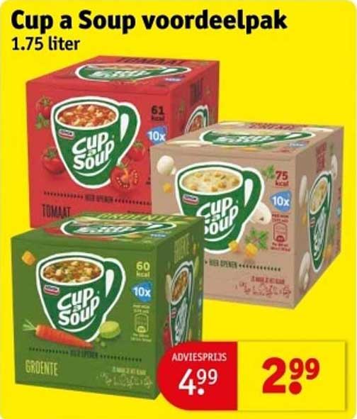 Cup a Soup voordelpak 1.75 liter