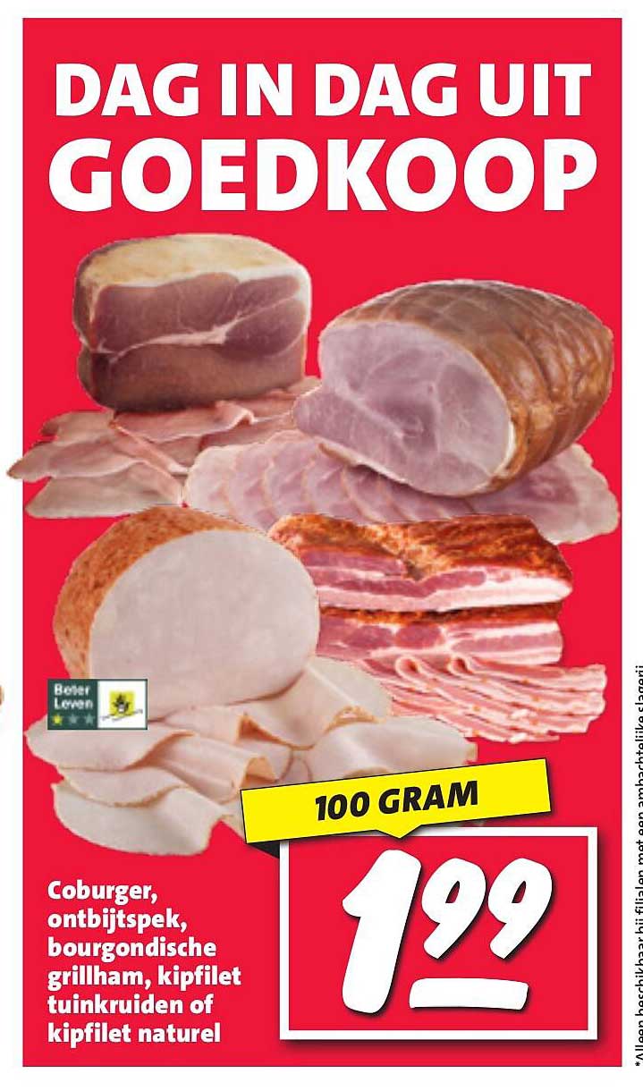 Dag in dag uit goedkoop