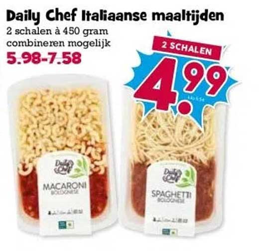 Daily Chef Italiaanse maaltijden