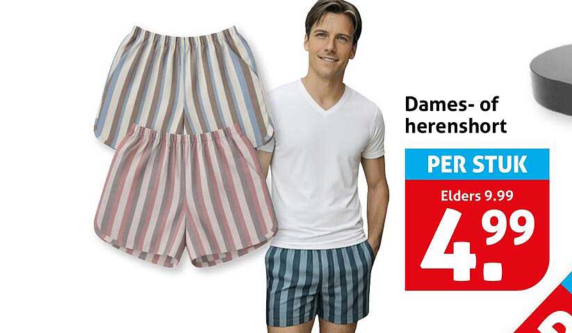 Dames- of herenshort