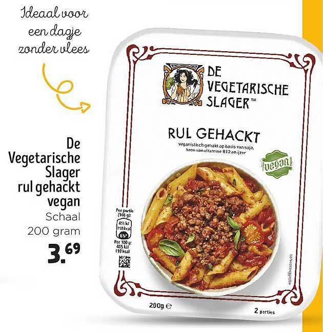 De Vegetarische Slager rul gehackt