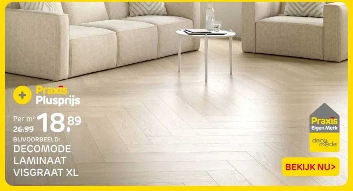 DECOMODE LAMINAAT VISGRAAT XL