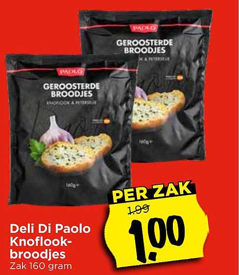 Deli Di Paolo Knoflook-broodjes