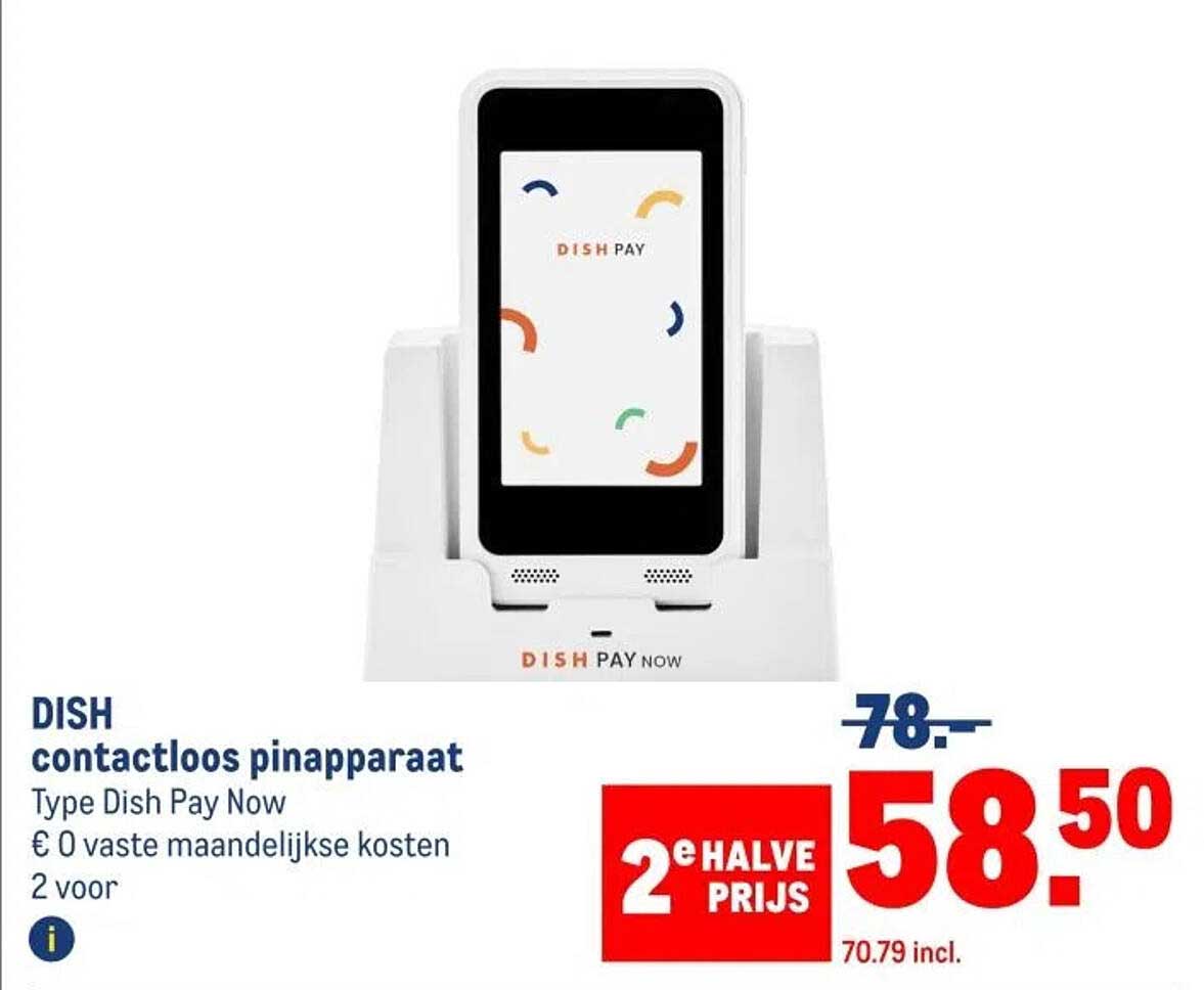 DISH contactloos pinapparaat