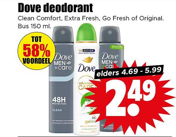 Dove deodorant