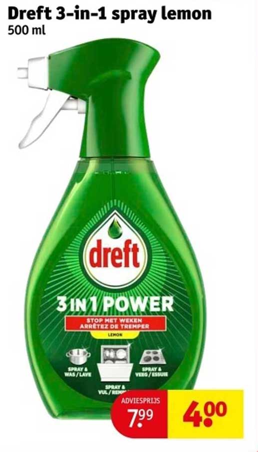 Dreft 3-in-1 spray lemon 500 ml