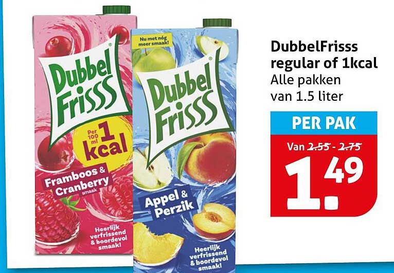 DubbelFrisss regular of 1kcal