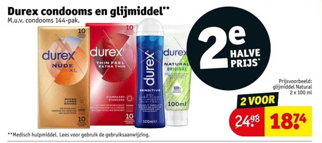 Durex condooms en glijmiddel*