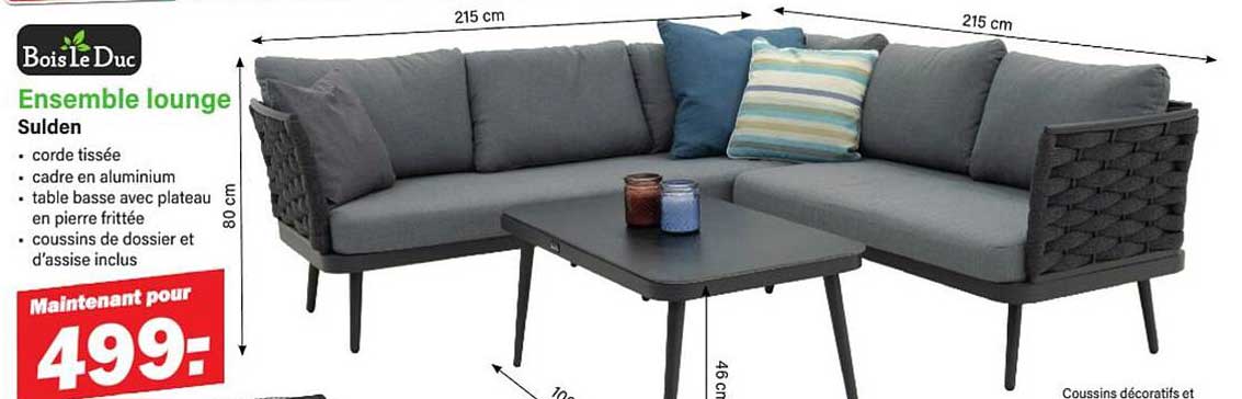 Ensemble lounge Sudlen
