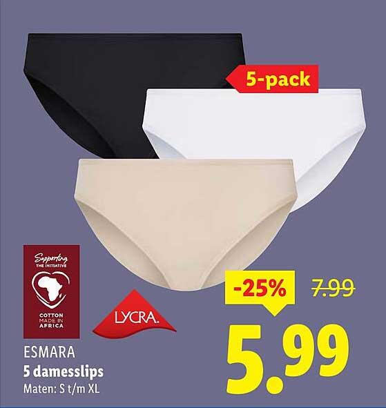 ESMARA 5 damesslips
