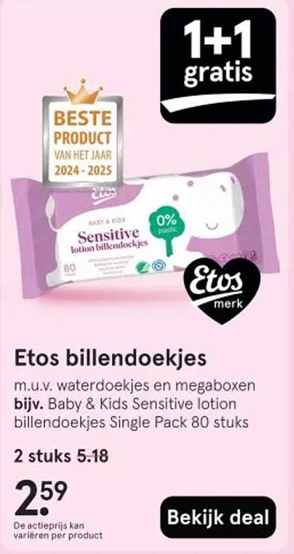 Etos billendoekjes