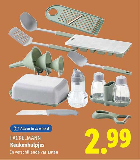 FACKELMANN Keukenhulpen