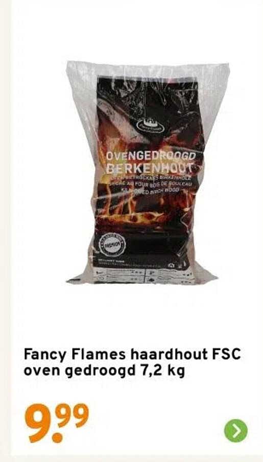 Fancy Flames haardhout FSC oven gedroogd 7,2 kg