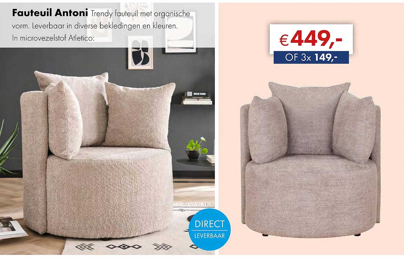 Fauteuil Antoni