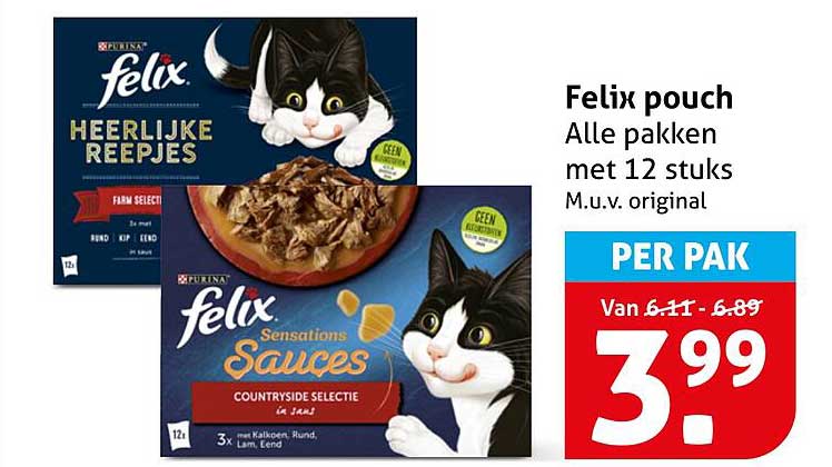 Felix pouch Alle pakken met 12 stuks M.u.v. original