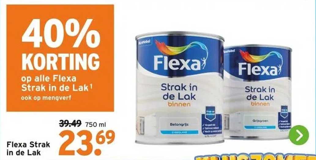 Flexa Strak in de Lak