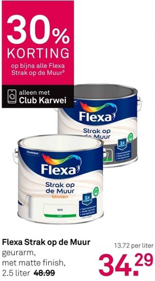 Flexa Strak op de Muur