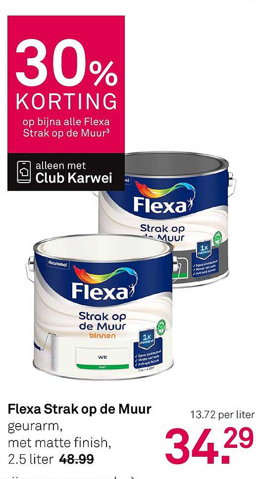 Flexa Strak op de Muur