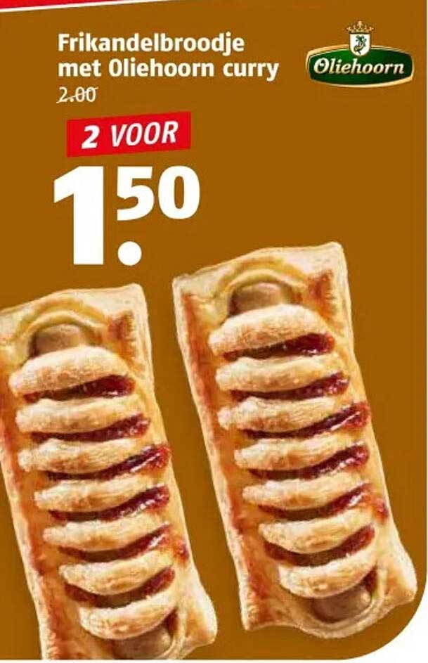 Frikandelbroodje met Oliehoorn curry