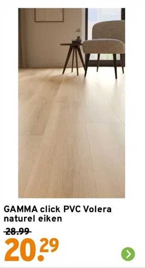 GAMMA click PVC Volera naturel eiken