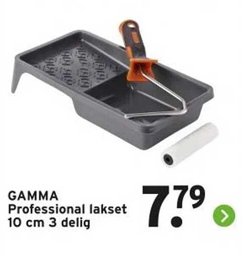 GAMMA Professional lakset 10 cm 3 delig