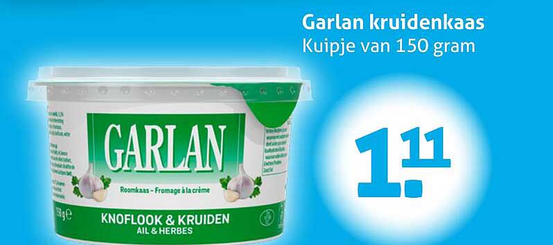 Garlan kruidenkaas Kuipje van 150 gram