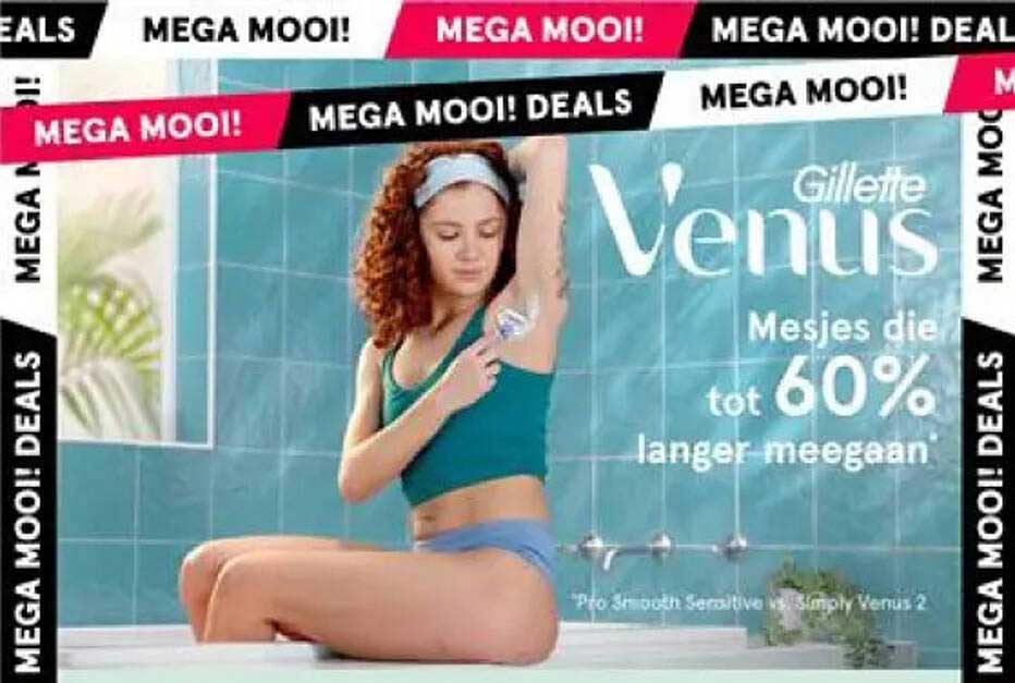 Gillette Venus Mesjes die tot 60% langer meegaan