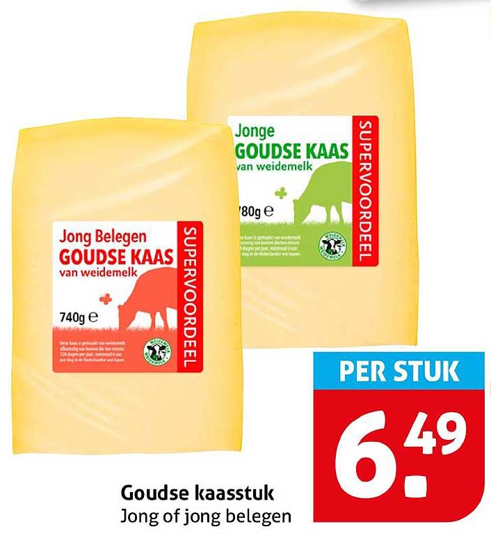 Goudse kaasstuk Jong of jong belegen