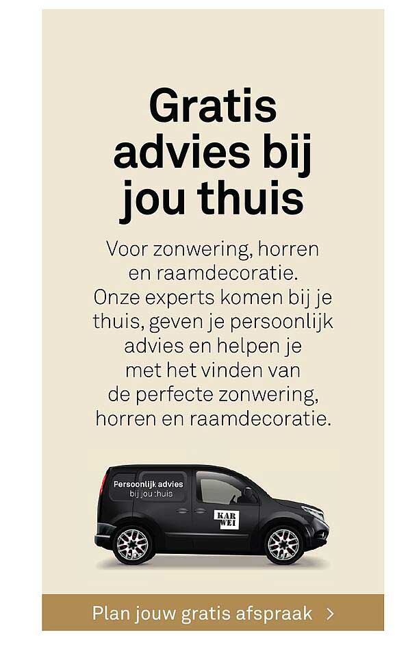Gratis advies bij jou thuis