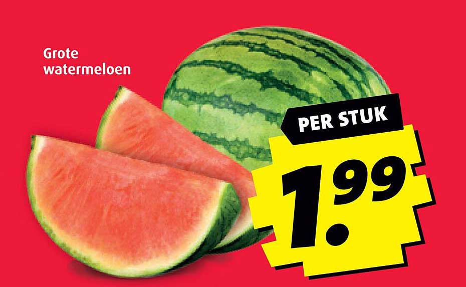 Grote watermeloen
