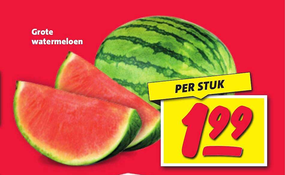 Grote watermeloen